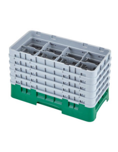 CAMBRO - 8HS958 - Cesta de lavado de medio tamaño para copas y vasos con 8 compartimentos 5 alturas - diámetro máx.