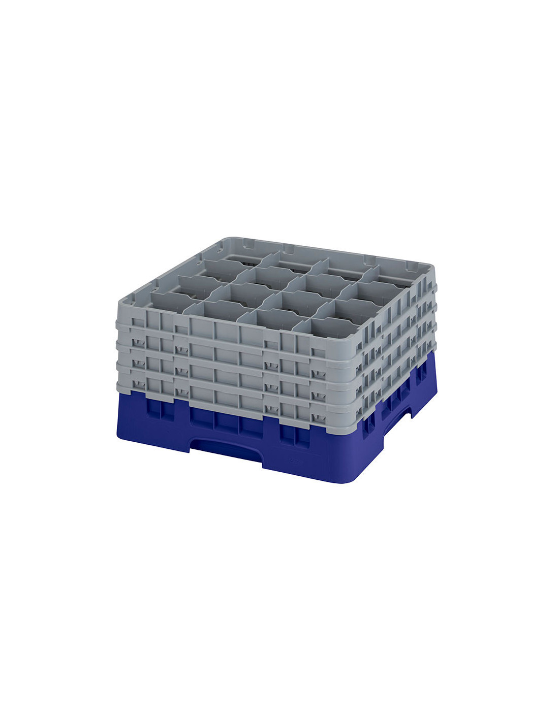 CAMBRO - 16S900-186 - Cesta de lavado 16 comp. 4 alturas - 10,9 cm Ø máx. - alt. máx. 24,1 cm - 50 x 50 x 26,7 cm