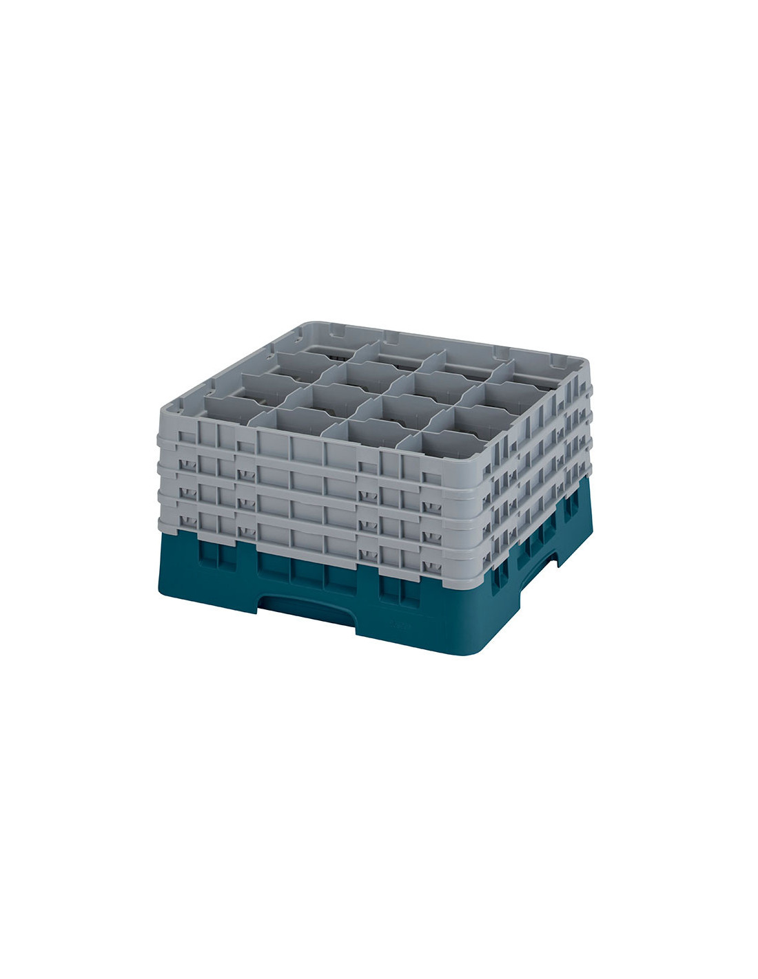 CAMBRO - 16S900-186 - Cesta de lavado 16 comp. 4 alturas - 10,9 cm Ø máx. - alt. máx. 24,1 cm - 50 x 50 x 26,7 cm