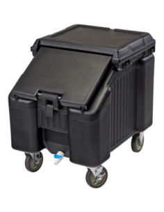 CAMBRO - ICS100L4S - Carro de hielo con 4 ruedas giratorias y 1 rueda con freno - 77 x 57 x 73 cm