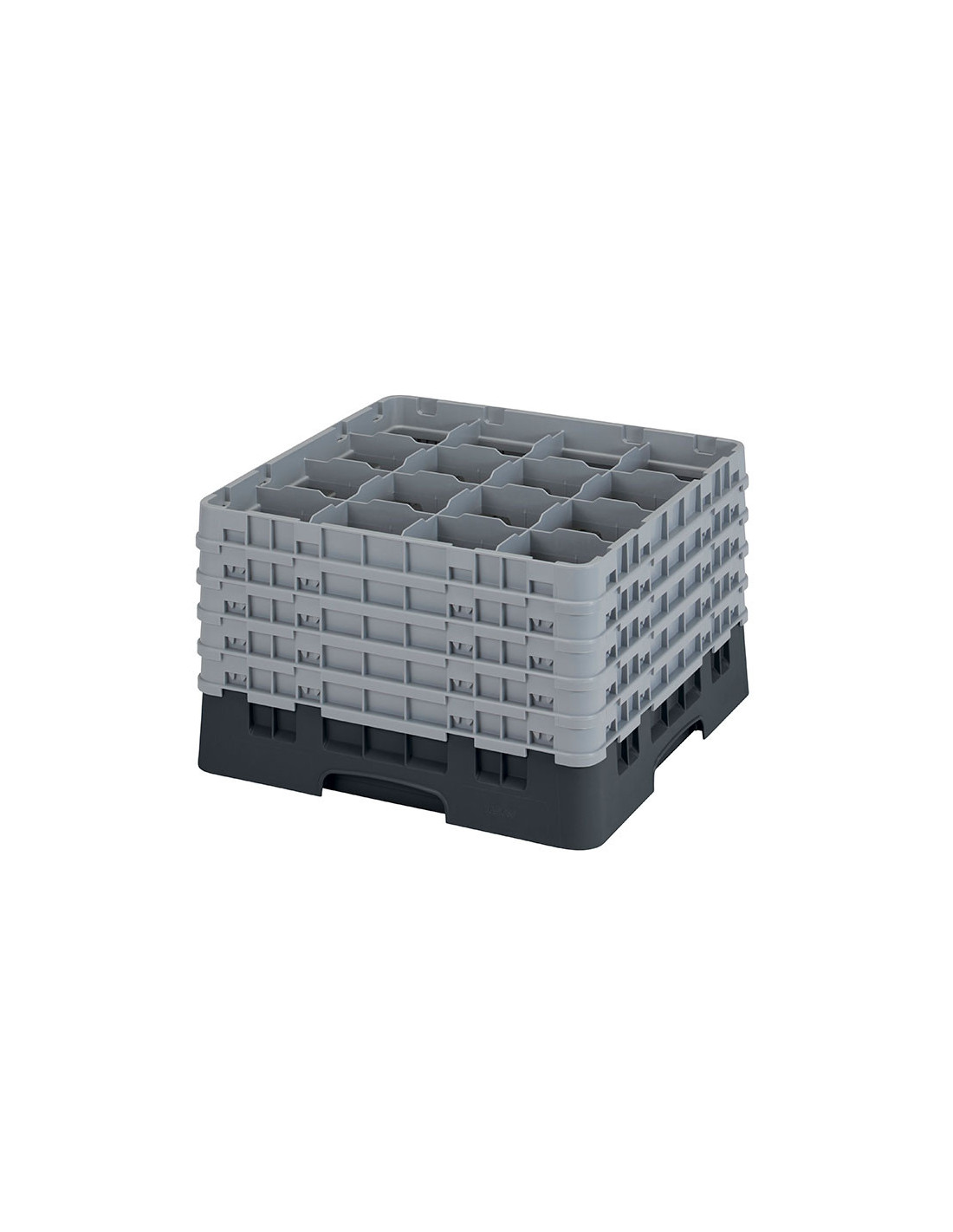 CAMBRO - 16S1058-110 - Cesta de lavado 16 comp. 5 alturas - 10,9 cm Ø máx. - alt. máx. 28,2 cm - 50 x 50 x 30,8 cm