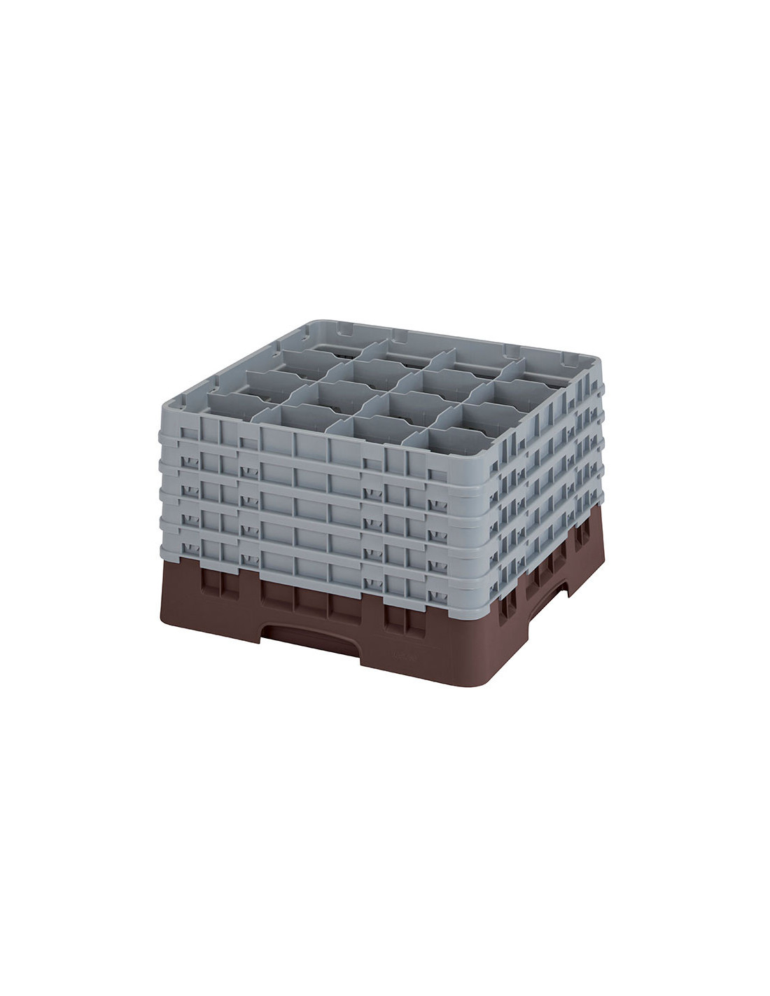 CAMBRO - 16S1058-110 - Cesta de lavado 16 comp. 5 alturas - 10,9 cm Ø máx. - alt. máx. 28,2 cm - 50 x 50 x 30,8 cm
