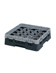 CAMBRO - 20S318-110 - Cesta de lavado 20 comp. 1 altura - 11,8 cm Ø máx. - alt. máx. 9,4 cm - 50 x 50 x 14,3 cm
