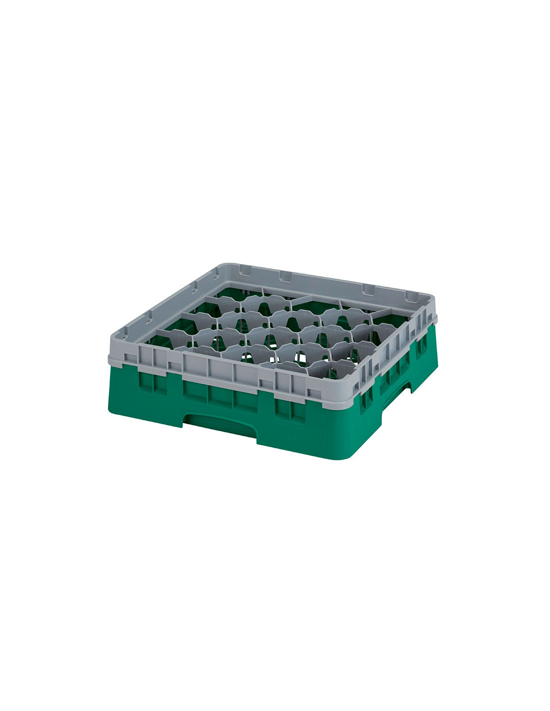 CAMBRO - 20S318-110 - Cesta de lavado 20 comp. 1 altura - 11,8 cm Ø máx. - alt. máx. 9,4 cm - 50 x 50 x 14,3 cm