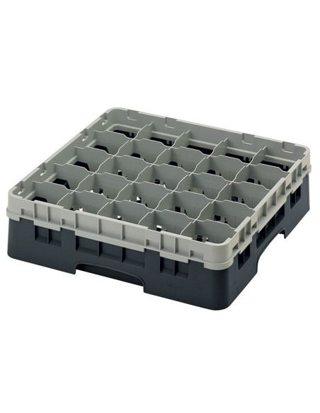 CAMBRO - 25S418-416 - Cesta de lavado 25 comp. 1 altura - 8,7 cm Ø máx. - alt. máx. 11,8cm - 50 x 50 x 14,3 cm