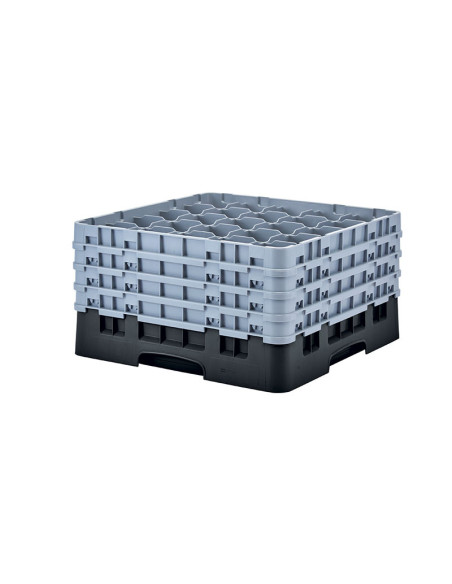 CAMBRO - 25S900-110 - Cesta de lavado 25 comp. 4 alturas- 8,7 cm Ø máx. - alt. máx. 24,1 cm - 50 x 50 x 26,7 cm