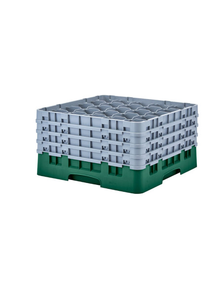 CAMBRO - 25S900-110 - Cesta de lavado 25 comp. 4 alturas- 8,7 cm Ø máx. - alt. máx. 24,1 cm - 50 x 50 x 26,7 cm