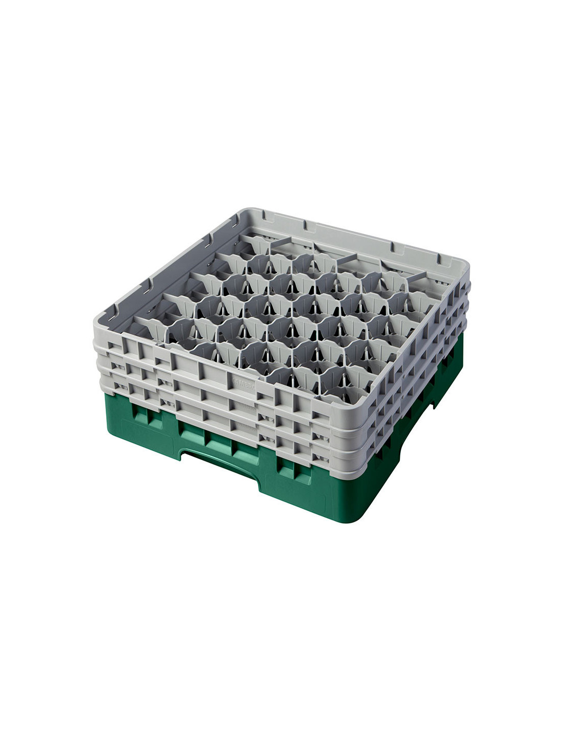 CAMBRO - 30S638-110 - Cesta de lavado 30 comp. 3 alturas - 7,84 cm Ø máx. - alt. máx. 17,6 cm - 50 x 50 x 22,5 cm