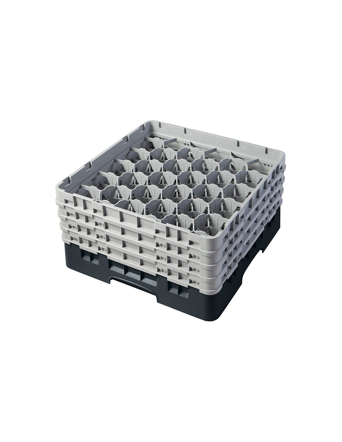 CAMBRO - 30S800-110 - Cesta de lavado 30 comp. 4 alturas - 7,84 cm Ø máx. - alt. máx. 21,7 cm - 50 x 50 x 26,7 cm