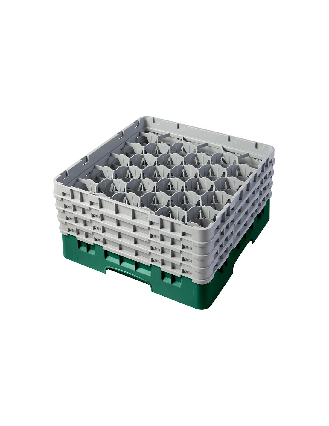 CAMBRO - 30S800-110 - Cesta de lavado 30 comp. 4 alturas - 7,84 cm Ø máx. - alt. máx. 21,7 cm - 50 x 50 x 26,7 cm