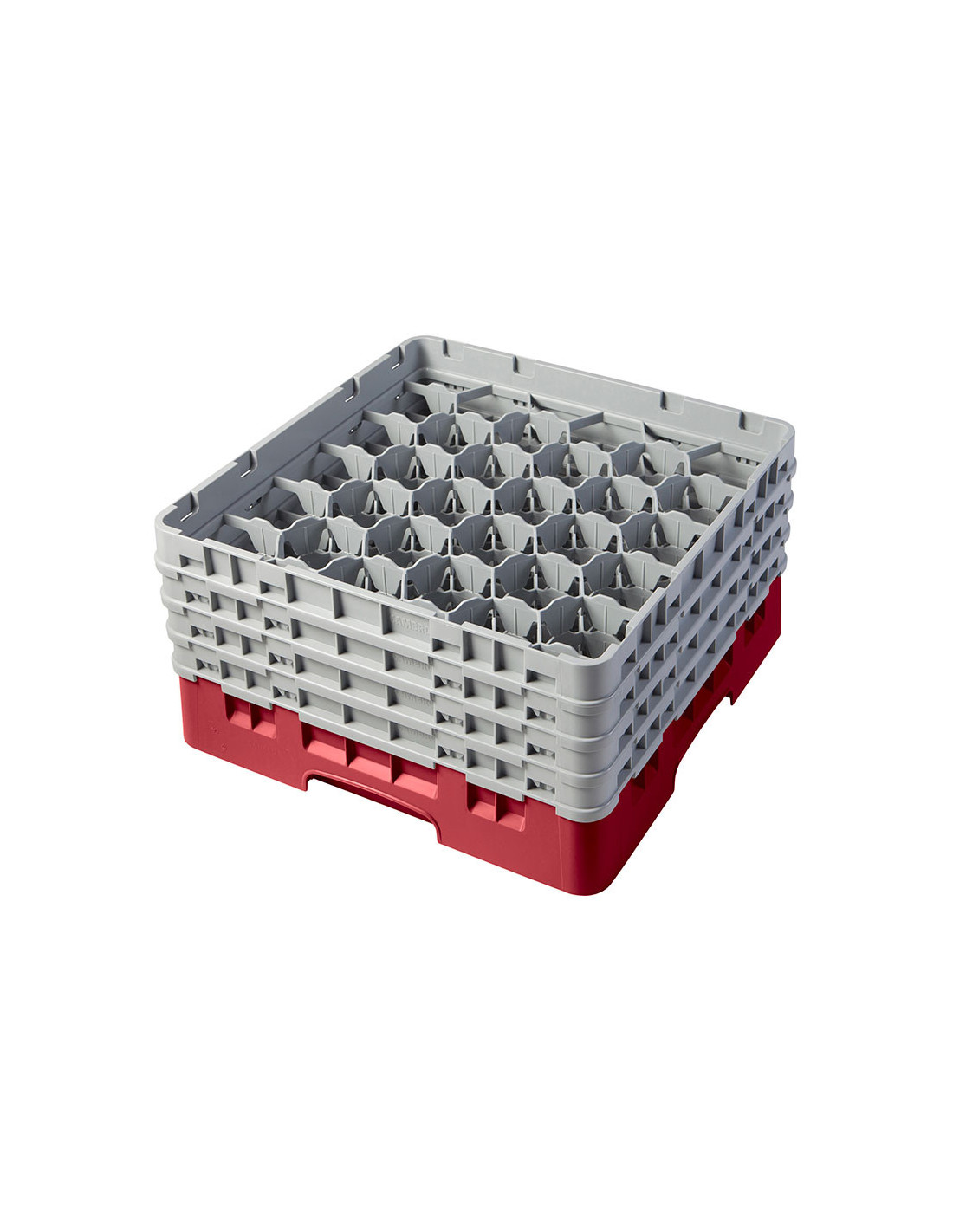 CAMBRO - 30S958-110 - Cesta de lavado 30 comp. 5 alturas - 7,84 cm Ø máx. - alt. máx. 25,8 cm - 50 x 50 x 30,8 cm