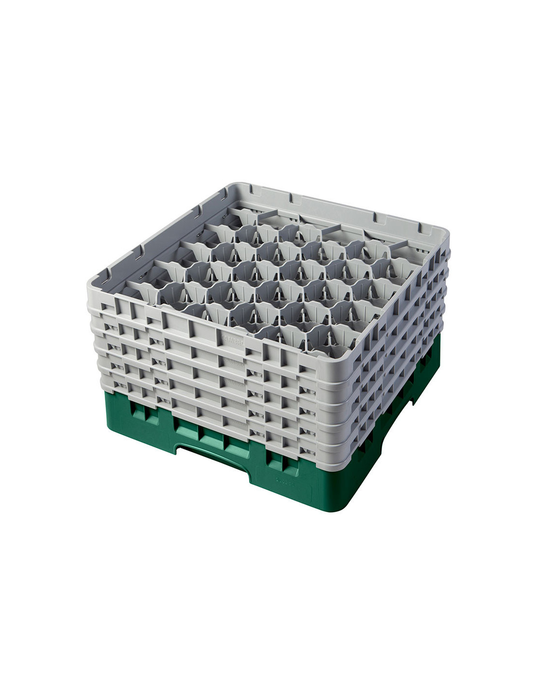CAMBRO - 30S958-110 - Cesta de lavado 30 comp. 5 alturas - 7,84 cm Ø máx. - alt. máx. 25,8 cm - 50 x 50 x 30,8 cm