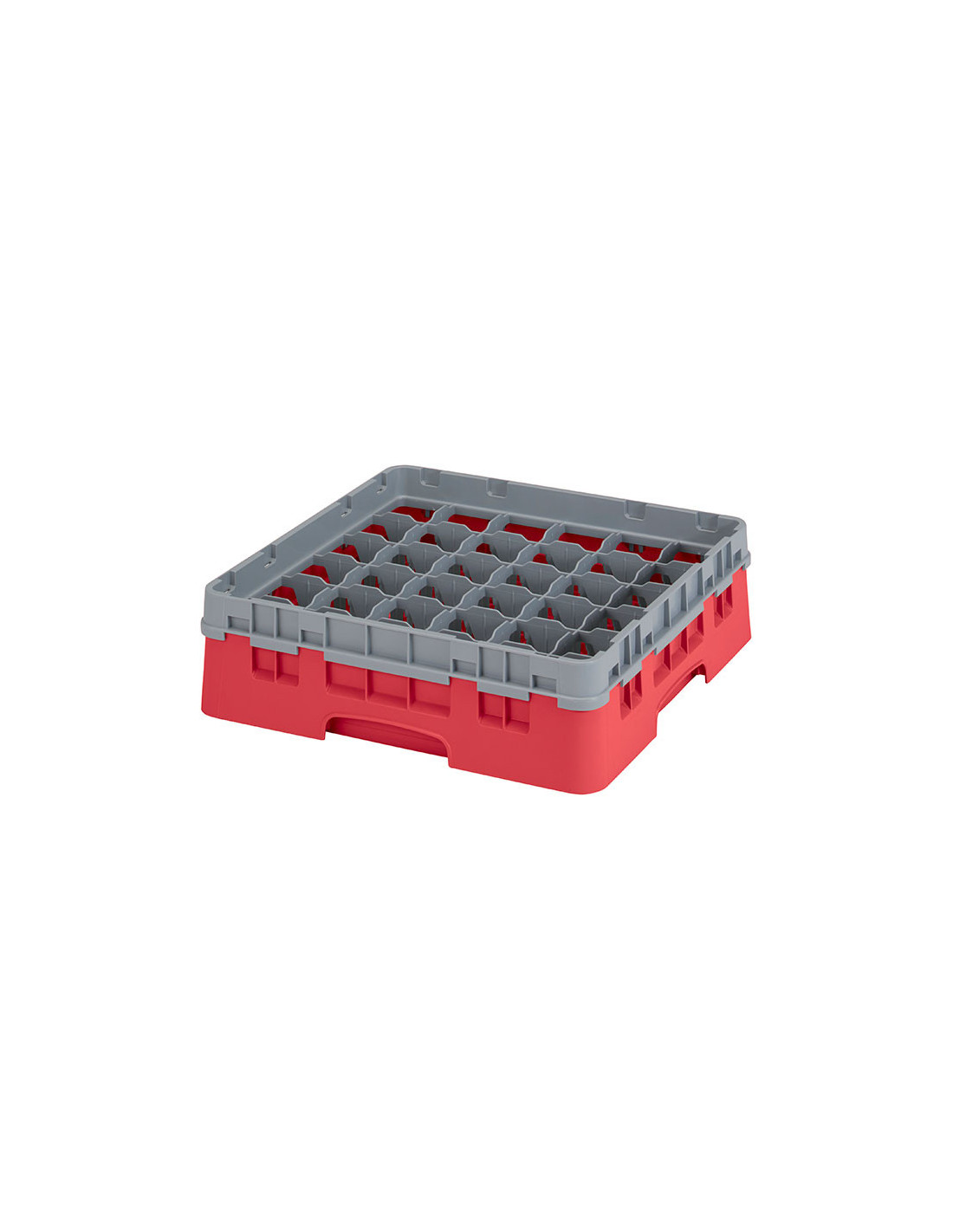 CAMBRO - 36S318-163 - Cesta de lavado 36 comp. 1 altura - 7,2 cm Ø máx. - alt. máx. 9,4 cm - 50 x 50 x 14,3 cm