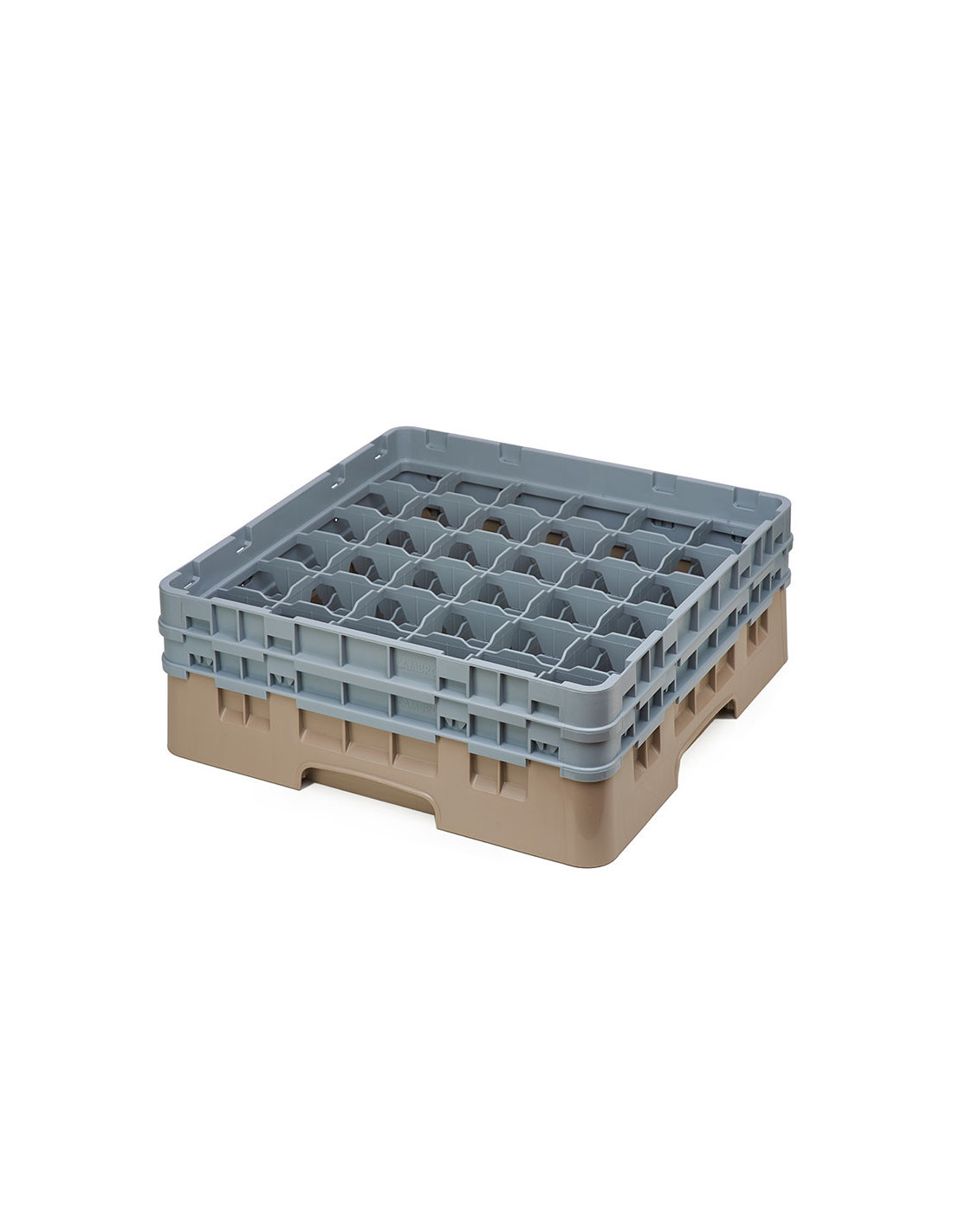 CAMBRO - 36S434-151 - Cesta de lavado 36 comp. 2 alturas - 7,2 cm Ø máx. - alt. máx. 13,5 cm - 50 x 50 x 18,4 cm
