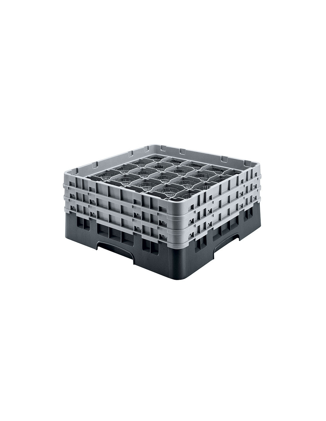 CAMBRO - 36S534-151 - Cesta de lavado 36 comp. 2 alturas - 7,2 cm Ø máx. - alt. máx. 14,9 cm - 50 x 50 x 18,4 cm