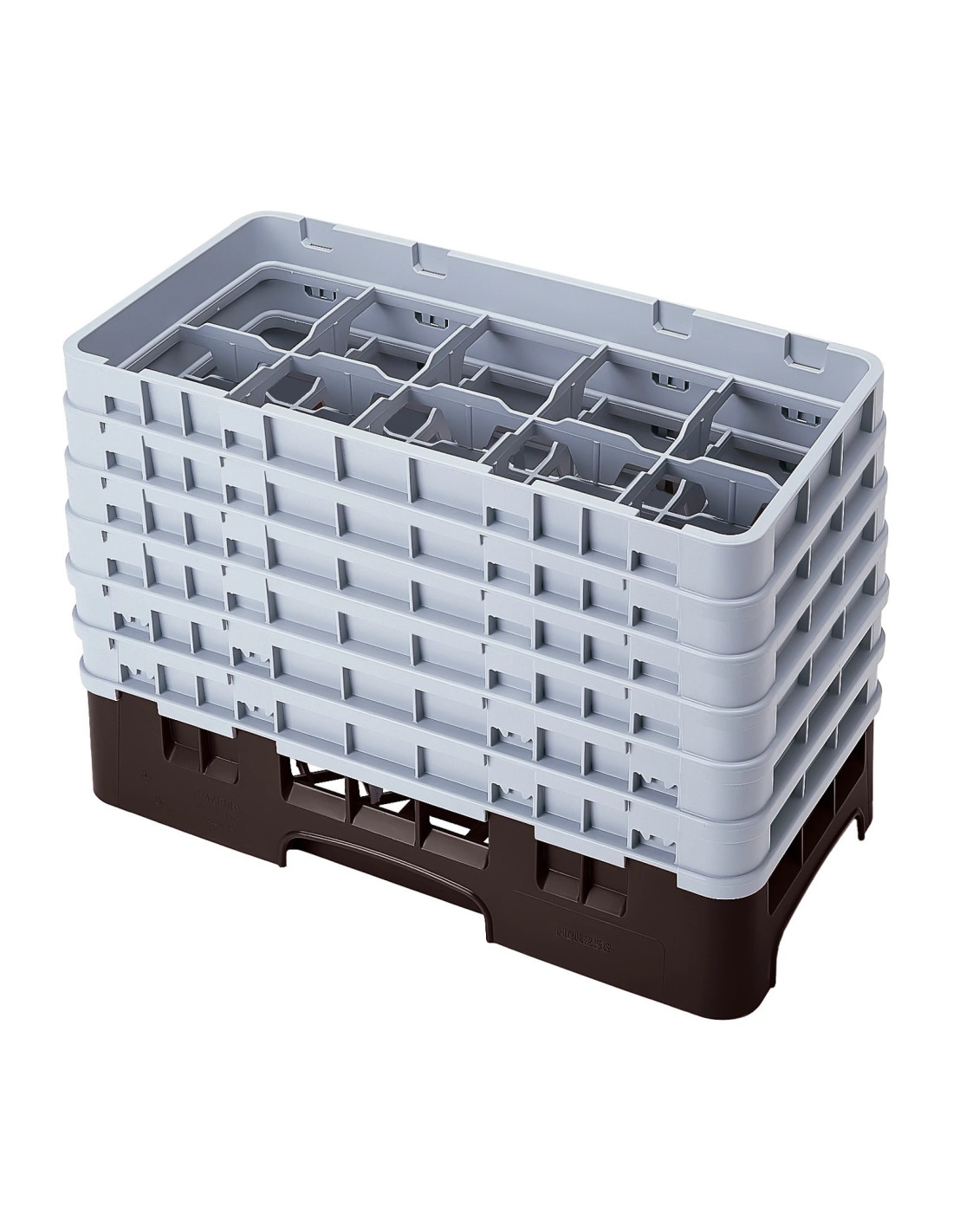 CAMBRO - 10HS1114 - Cesta de lavado de medio tamaño para copas y vasos con 10 compartimentos - diámetro máx. 8,8 cm