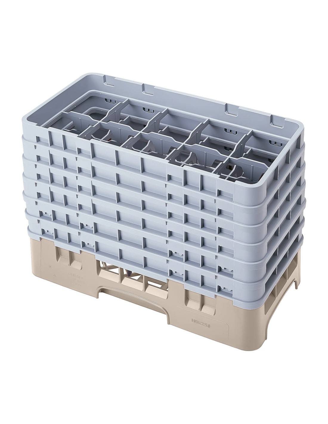 CAMBRO - 10HS1114 - Cesta de lavado de medio tamaño para copas y vasos con 10 compartimentos - diámetro máx. 8,8 cm