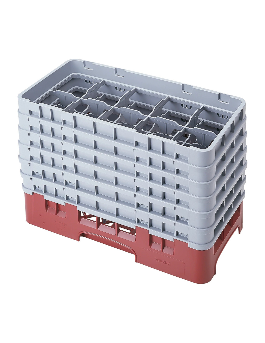 CAMBRO - 10HS1114 - Cesta de lavado de medio tamaño para copas y vasos con 10 compartimentos - diámetro máx. 8,8 cm