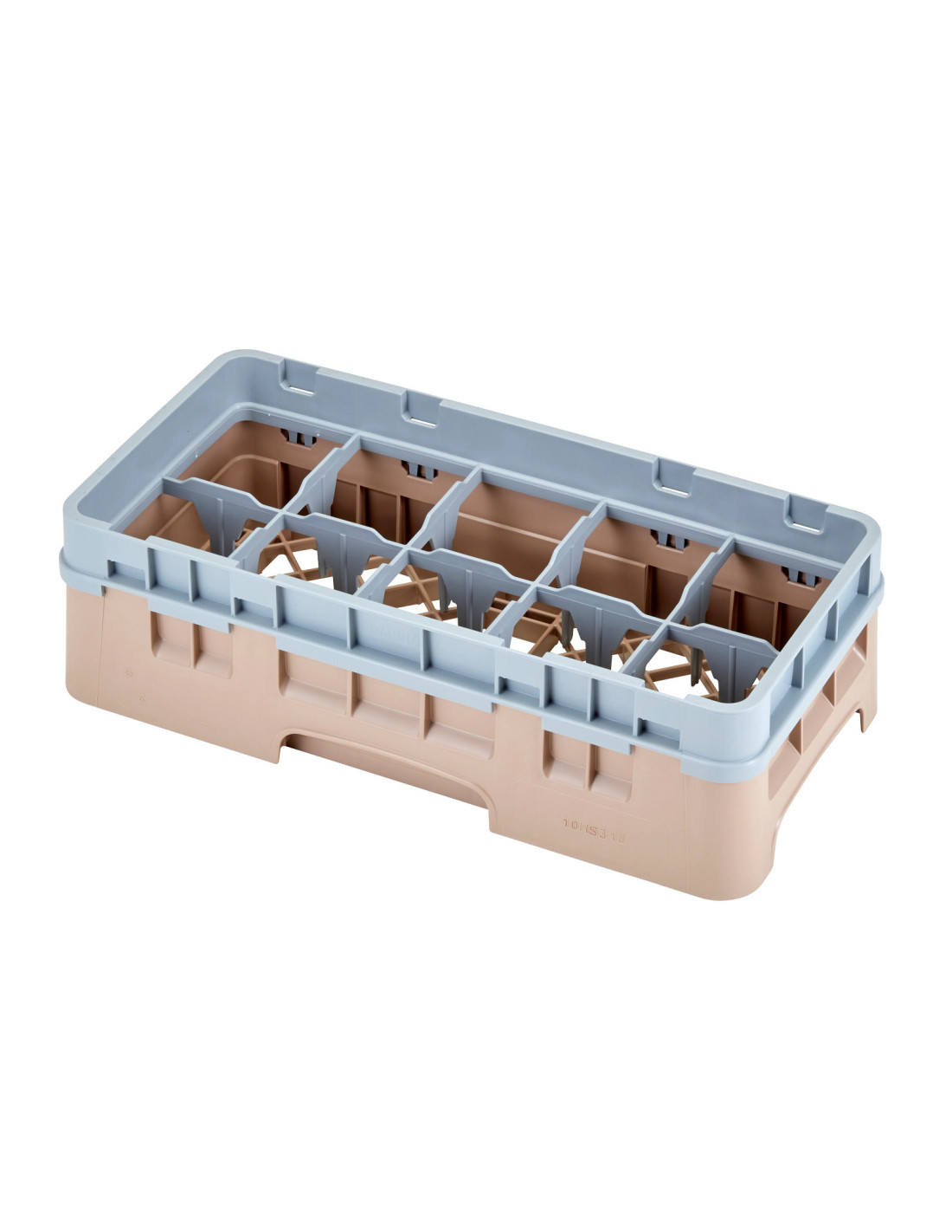 CAMBRO - 10HS318 - Cesta de lavado de medio tamaño para copas y vasos con 10 compartimentos 1 altura - diámetro máx.