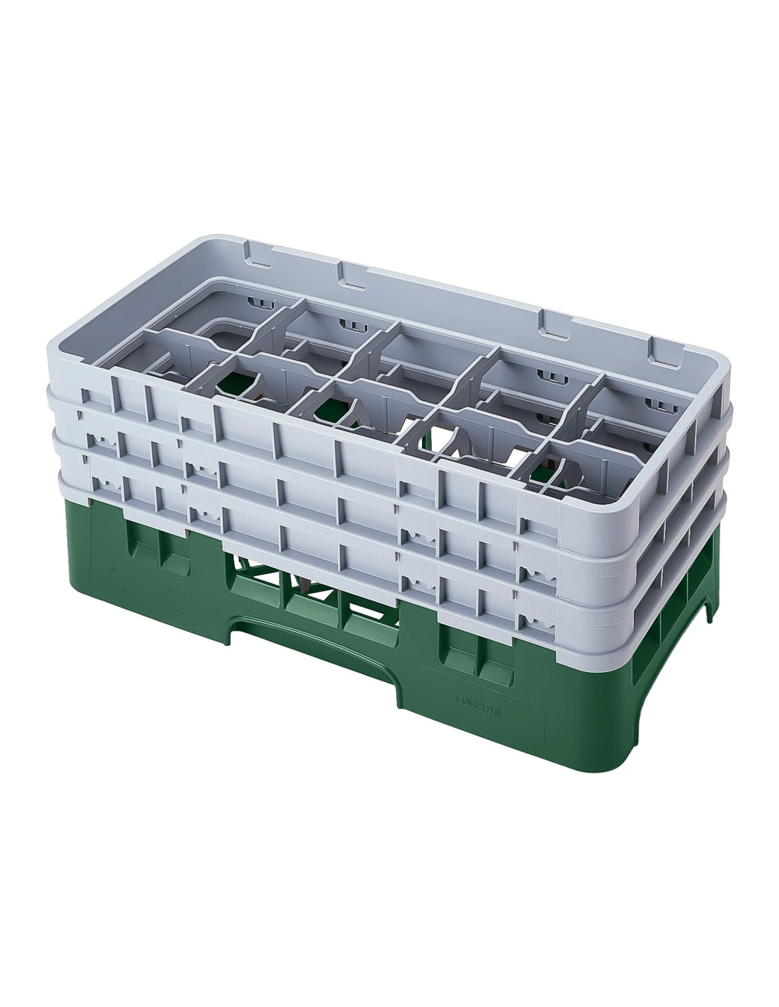 CAMBRO - 10HS638 - Cesta de lavado de medio tamaño para copas y vasos con 10 compartimentos 3 alturas - diámetro máx.