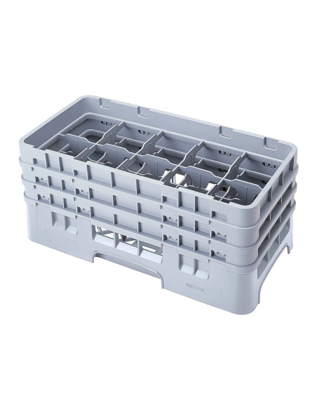 CAMBRO - 10HS638 - Cesta de lavado de medio tamaño para copas y vasos con 10 compartimentos 3 alturas - diámetro máx.