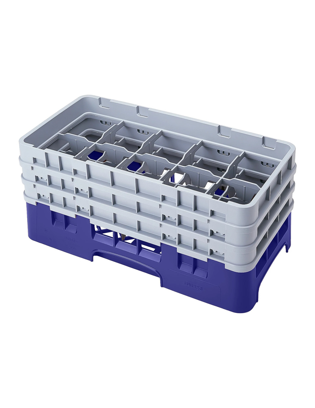 CAMBRO - 10HS638 - Cesta de lavado de medio tamaño para copas y vasos con 10 compartimentos 3 alturas - diámetro máx.