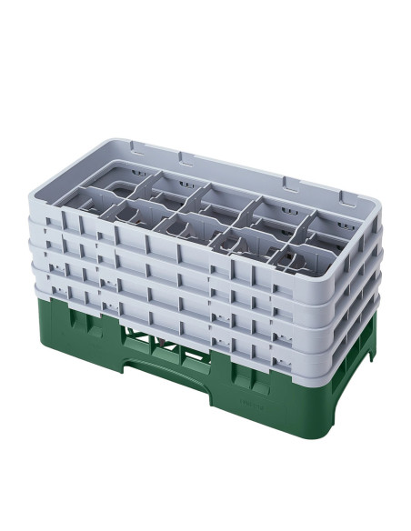 CAMBRO - 10HS800 - Cesta de lavado de medio tamaño para copas y vasos con 10 compartimentos 4 alturas - diámetro máx.