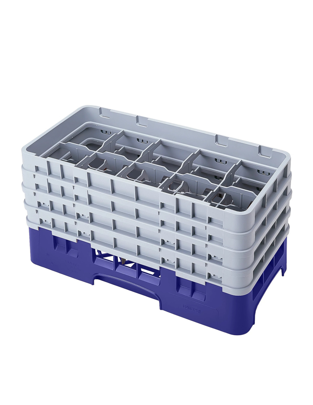 CAMBRO - 10HS800 - Cesta de lavado de medio tamaño para copas y vasos con 10 compartimentos 4 alturas - diámetro máx.
