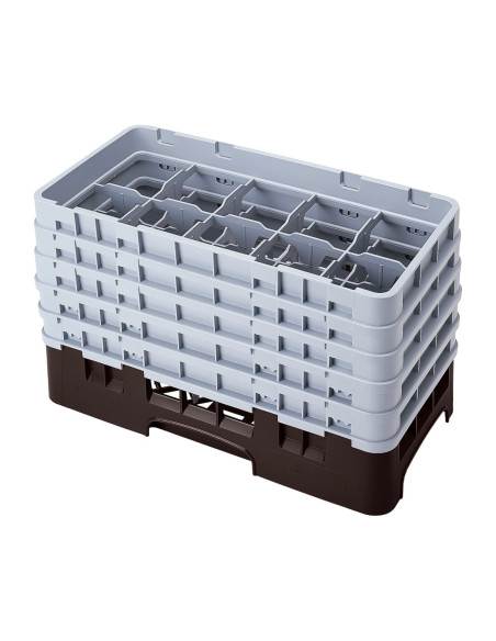 CAMBRO - 10HS958 - Cesta de lavado de medio tamaño para copas y vasos con 10 compartimentos 5 alturas - diámetro máx.