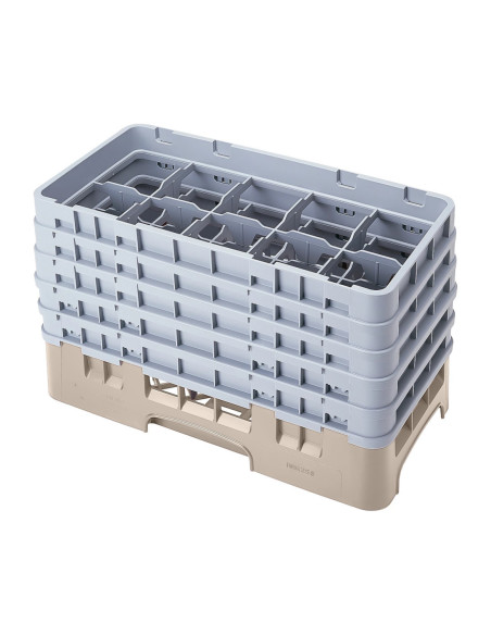 CAMBRO - 10HS958 - Cesta de lavado de medio tamaño para copas y vasos con 10 compartimentos 5 alturas - diámetro máx.