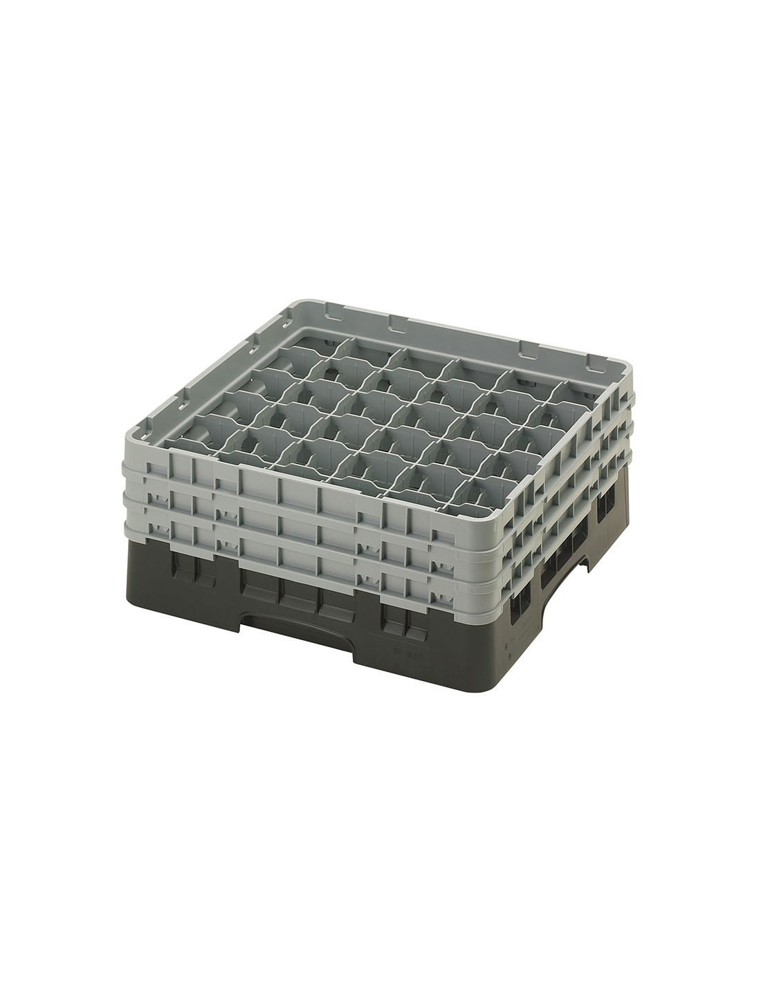 CAMBRO - 36S638-110 - Cesta de lavado 36 comp. 3 alturas - 7,2 cm Ø máx. - alt. máx. 17,6 cm - 50 x 50 x 22,5 cm