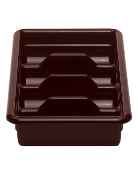 CAMBRO - 1120CBR - Recipiente para cubiertos con 4 compartimentos de Regal - 52 x 28,9 x 9,5 cm