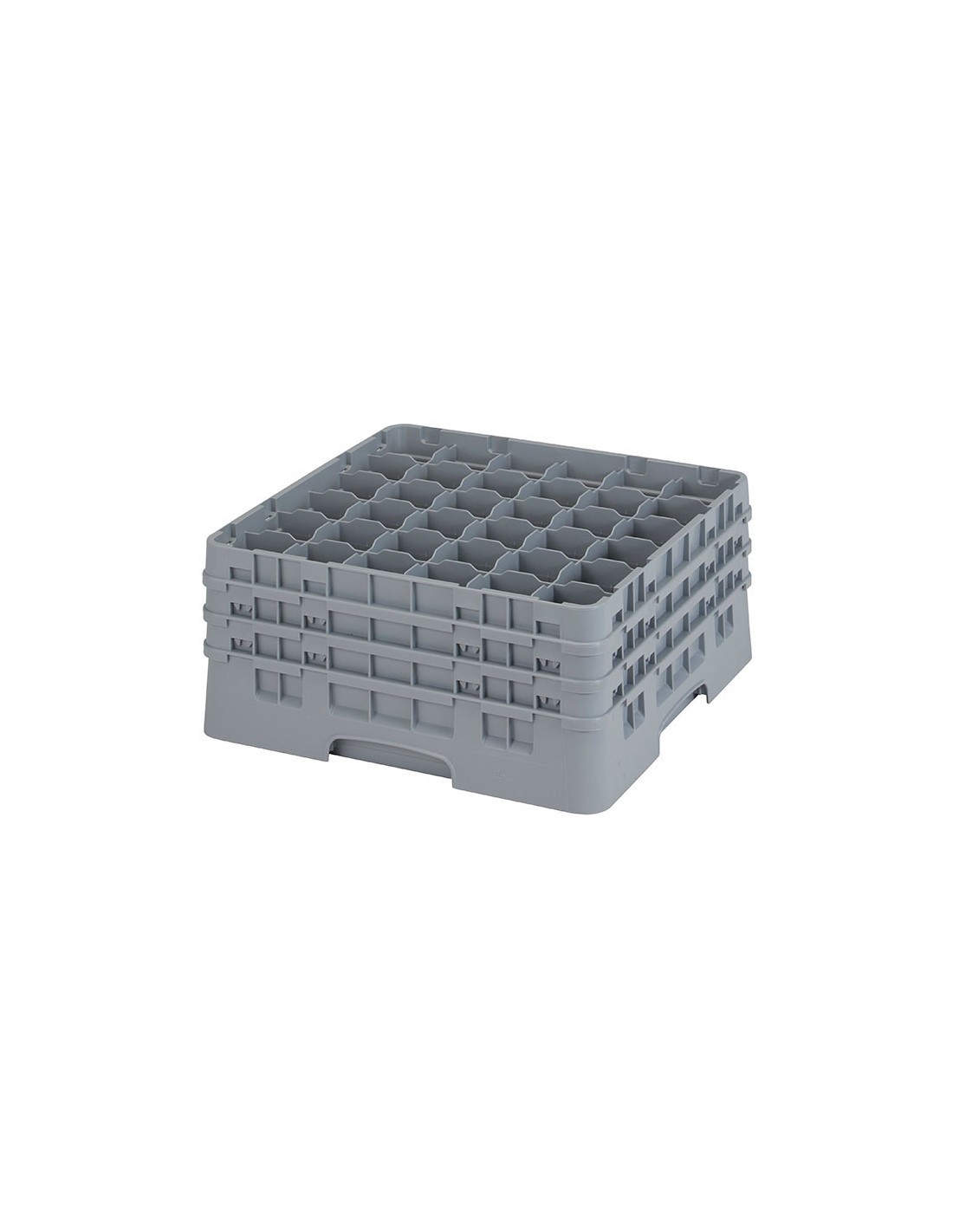 CAMBRO - 36S738-151 - Cesta de lavado 36 comp. 3 alturas - 7,2 cm Ø máx. - alt. máx. 20 cm - 50 x 50 x 22,5 cm