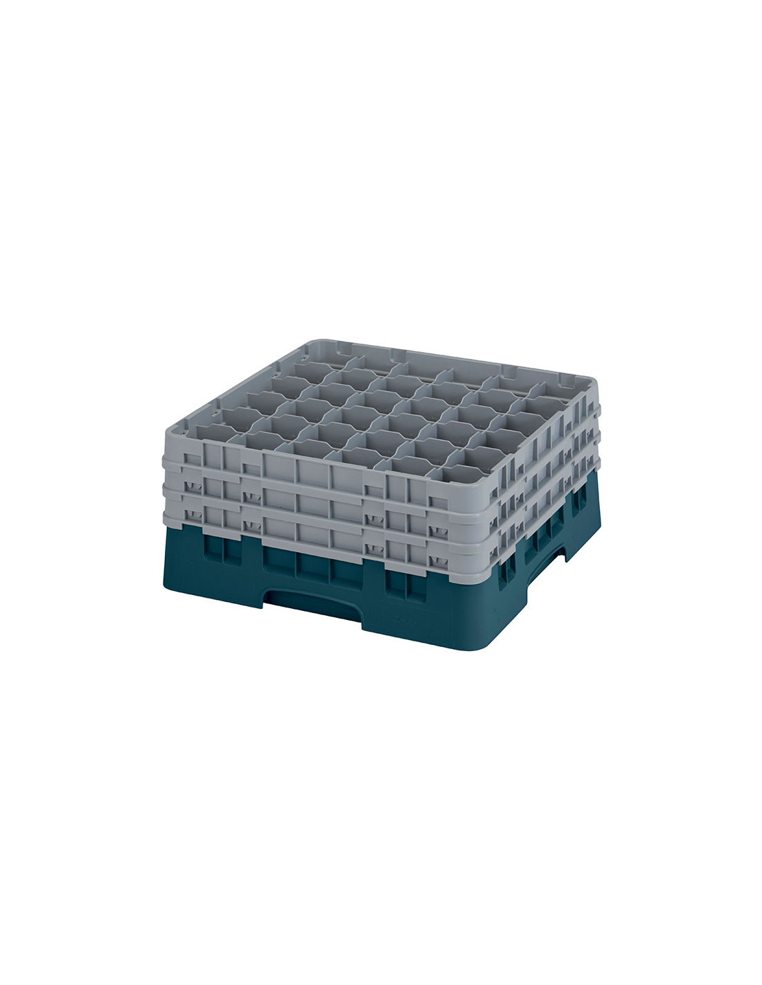 CAMBRO - 36S738-151 - Cesta de lavado 36 comp. 3 alturas - 7,2 cm Ø máx. - alt. máx. 20 cm - 50 x 50 x 22,5 cm